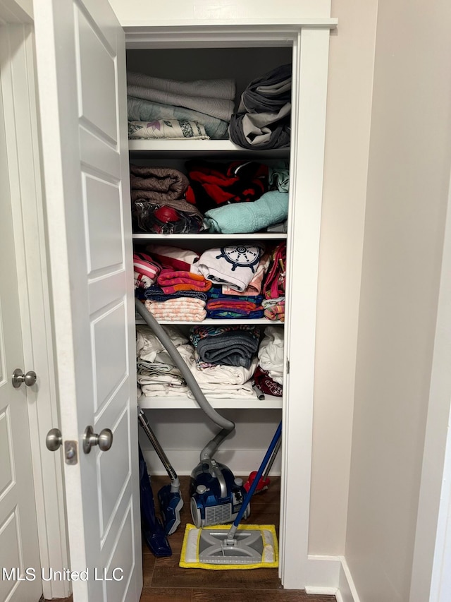 view of closet