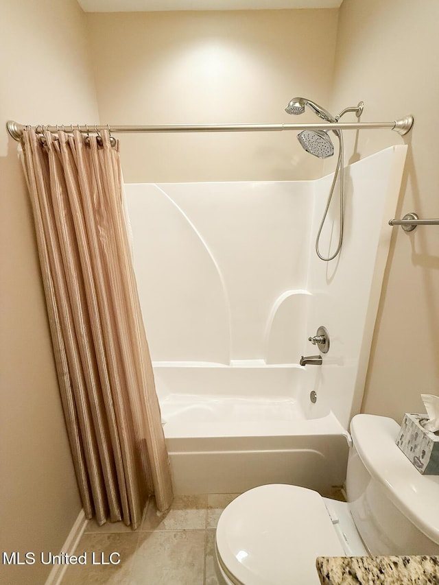 3041 Brambleberry Cv, Southaven, MS 38672 - full bath with shower / bath combination with curtain and tile patterned flooring