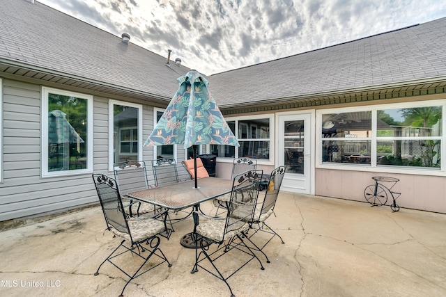 218 Harbor Ln, Brandon, MS 39047 - view of patio featuring outdoor dining space