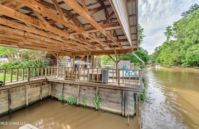 218 Harbor Ln, Brandon, MS 39047 - dock featuring a water view