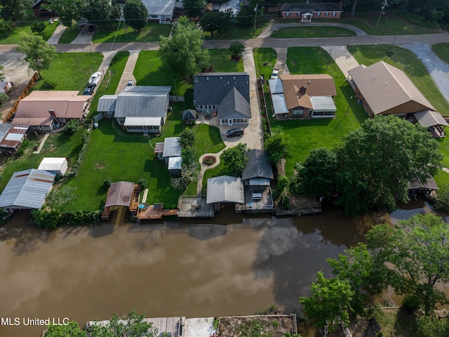 218 Harbor Ln, Brandon, MS 39047 - aerial view of property and surrounding area with nearby suburban area and a large body of water