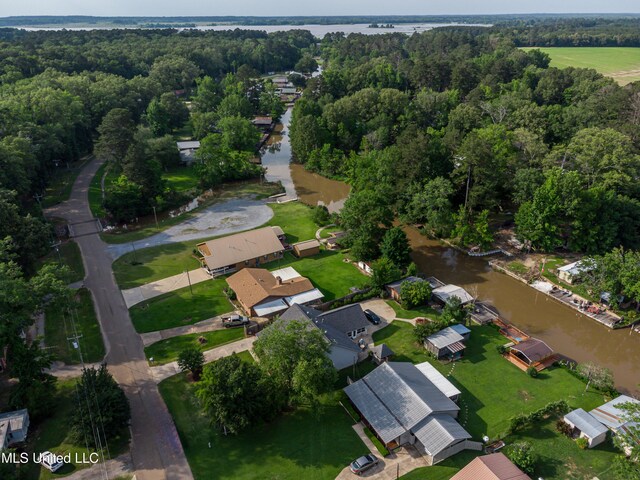 218 Harbor Ln, Brandon, MS 39047 - aerial view of property's location featuring a forest and a nearby body of water