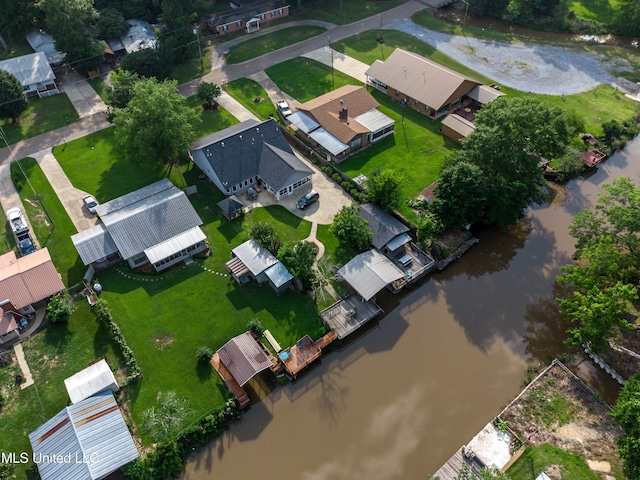 218 Harbor Ln, Brandon, MS 39047 - aerial view of property's location with a large body of water and nearby suburban area