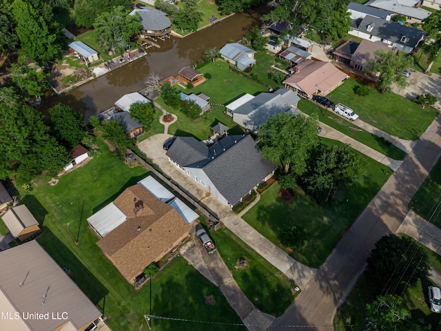 218 Harbor Ln, Brandon, MS 39047 - aerial overview of property's location with nearby suburban area and a nearby body of water