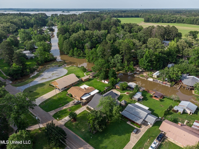 218 Harbor Ln, Brandon, MS 39047 - aerial view of property's location with a nearby body of water