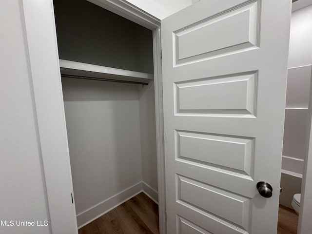 view of closet