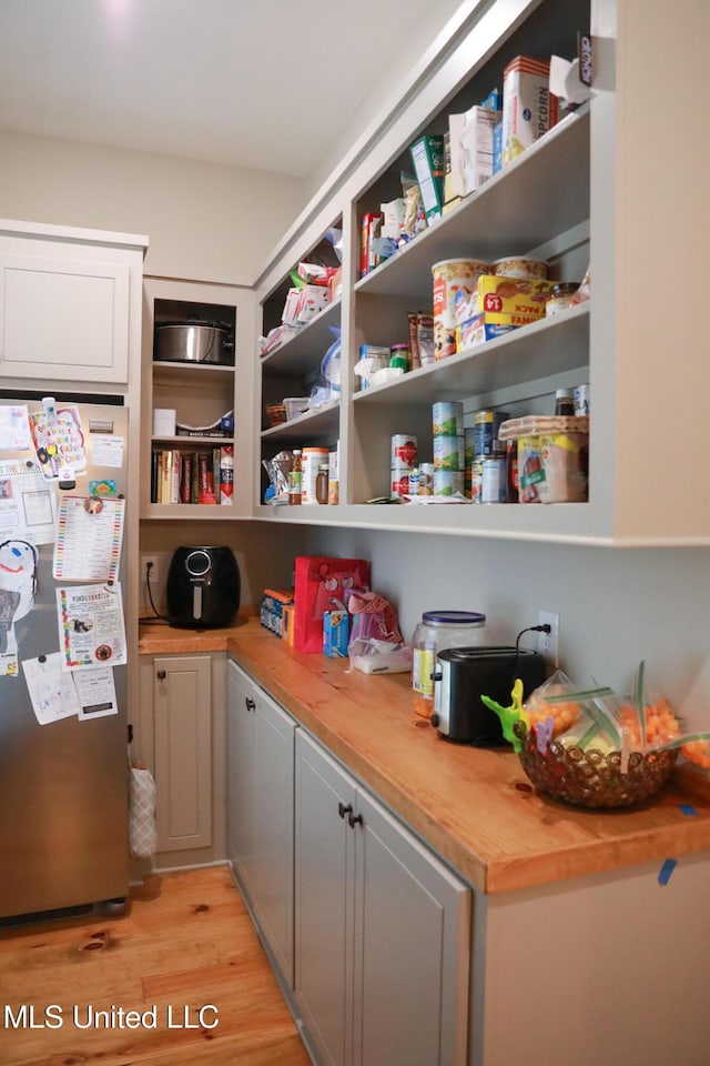 view of pantry