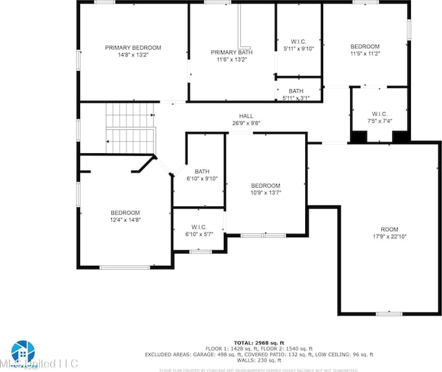 103 Buena Vista Dr, Long Beach, MS 39560 - view of room layout