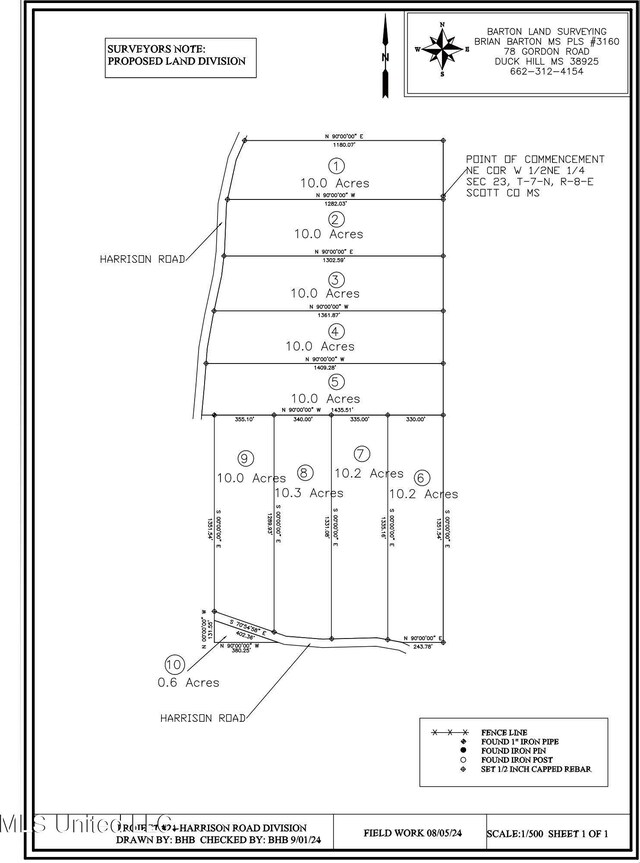 Listing photo 2 for Harrison Rd, Forest MS 39074