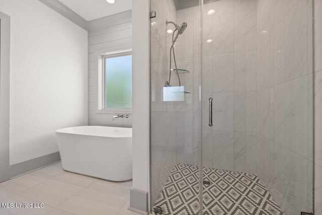 103 Grayson Way, Madison, MS 39110 - full bathroom featuring a freestanding bath and a stall shower