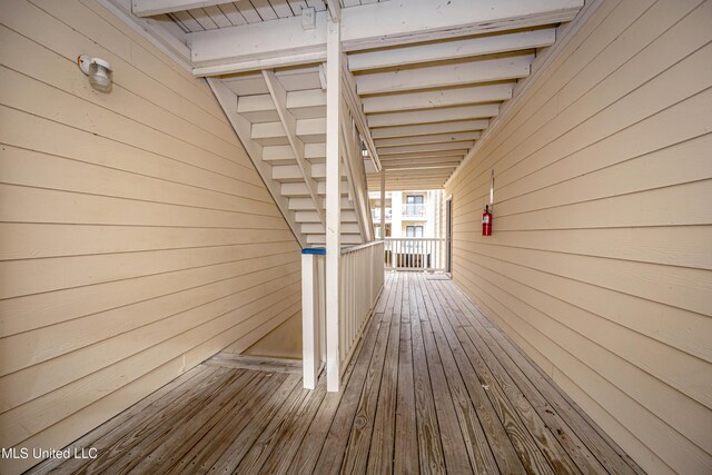 2421 Beachview Dr Unit H2, Ocean Springs, MS 39564 - view of wooden deck