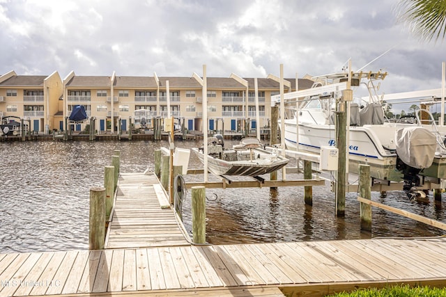 2421 Beachview Dr Unit H2, Ocean Springs, MS 39564 - dock area featuring boat lift and a water view