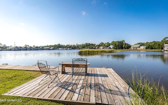 2421 Beachview Dr Unit H2, Ocean Springs, MS 39564 - dock area featuring a water view