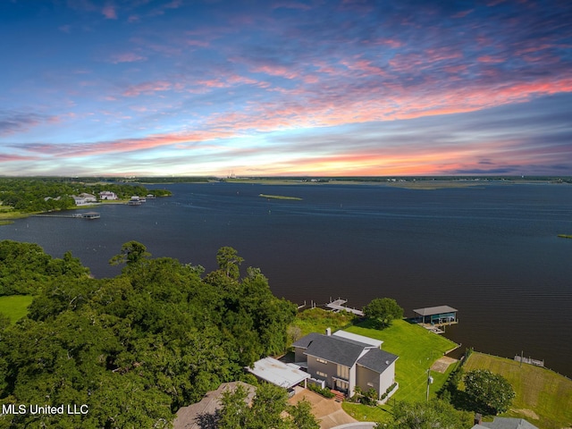 435 Christi Ln, Biloxi, MS 39531 - aerial view of property and surrounding area featuring a nearby body of water