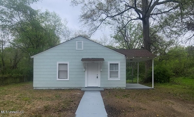 view of bungalow