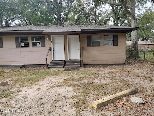 view of front of house