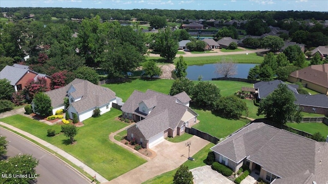 136 S Cypress Lake Blvd, Madison, MS 39110 - aerial perspective of suburban area with a large body of water