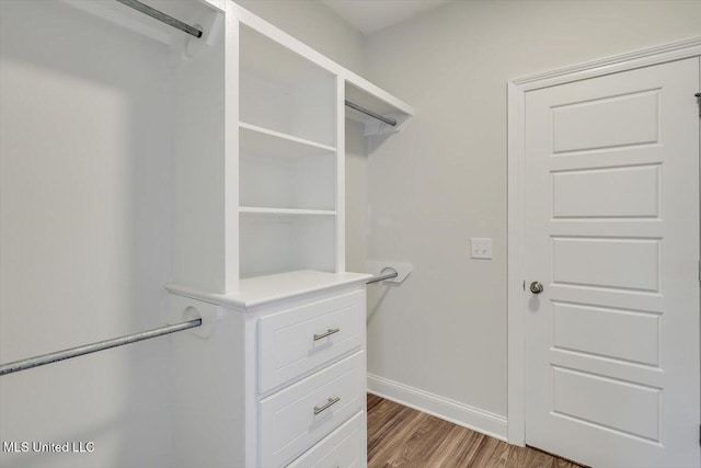 421 Baleigh Way, Canton, MS 39046 - walk in closet with wood finished floors