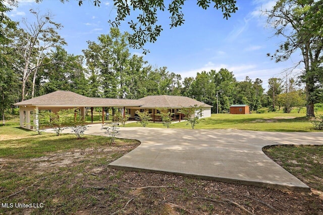 3341 Simpson Highway 13, Mendenhall, MS 39114 - view of community featuring a lawn and view of wooded area