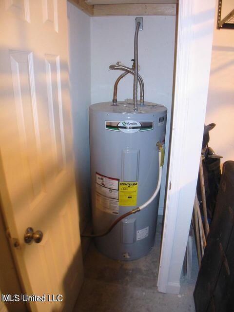 utilities featuring water heater