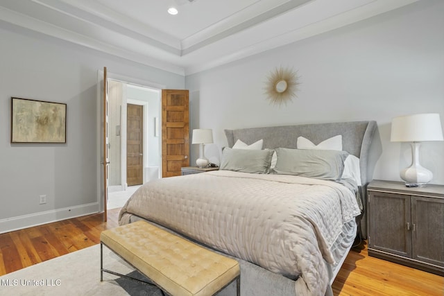 133 Saddlebrook Cv, Madison, MS 39110 - bedroom featuring baseboards, light wood-style floors, and recessed lighting
