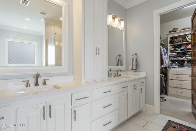 133 Saddlebrook Cv, Madison, MS 39110 - full bath featuring visible vents, a sink, and double vanity