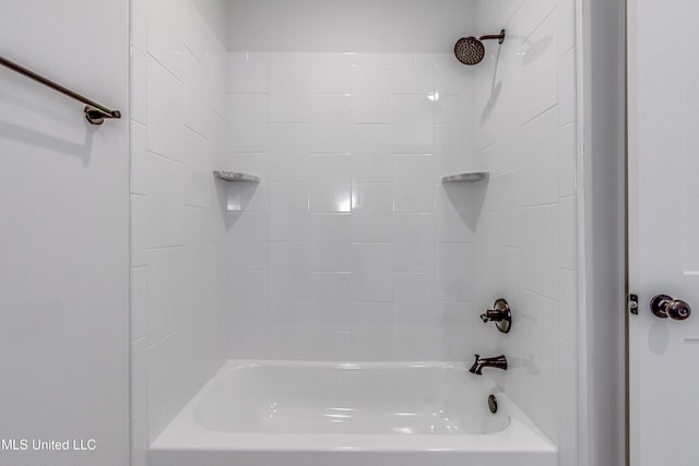 bathroom featuring shower / bath combination