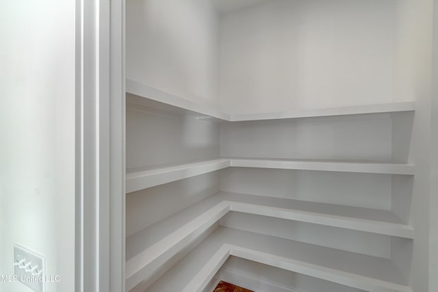 view of pantry