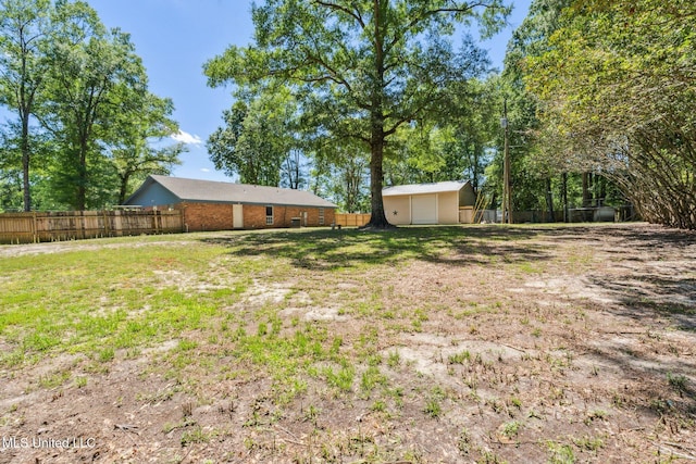 4628 Breland Rd, Vancleave, MS 39565 - view of yard with fence