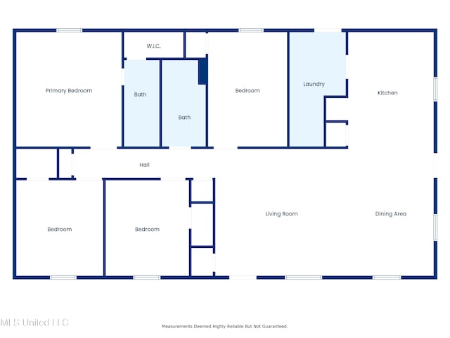 4628 Breland Rd, Vancleave, MS 39565 - floor plan / room layout
