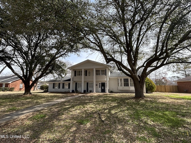 1202 Hemingway St, Greenwood, MS 38930 - greek revival inspired property with fence