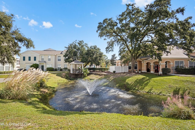 exterior space featuring a yard