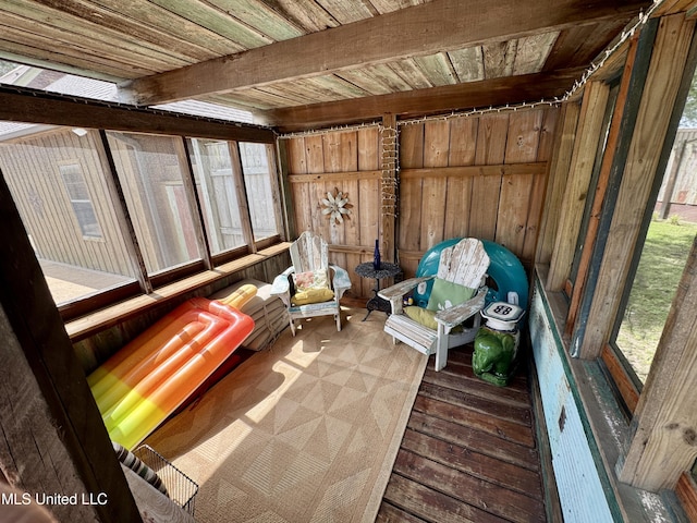 14 Fava St, Alligator, MS 38720 - sunroom / solarium with beamed ceiling