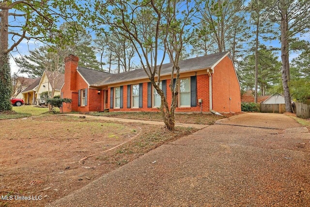 view of ranch-style house