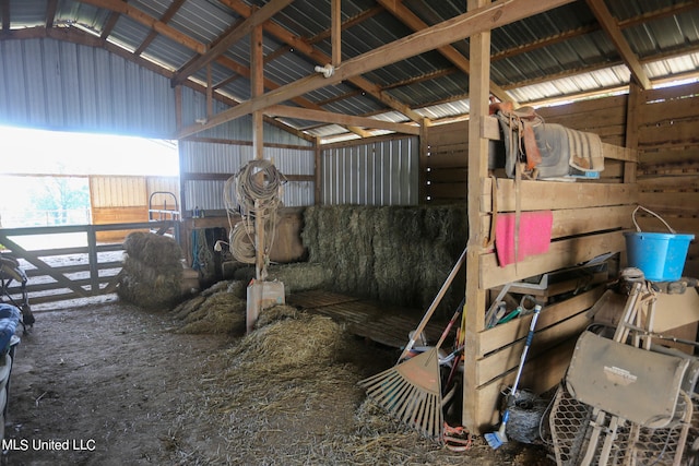 view of stable