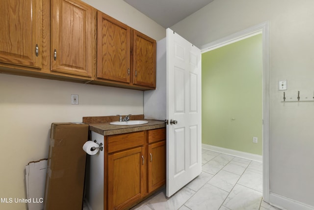 kitchen featuring sink