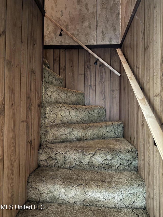 view of stairs