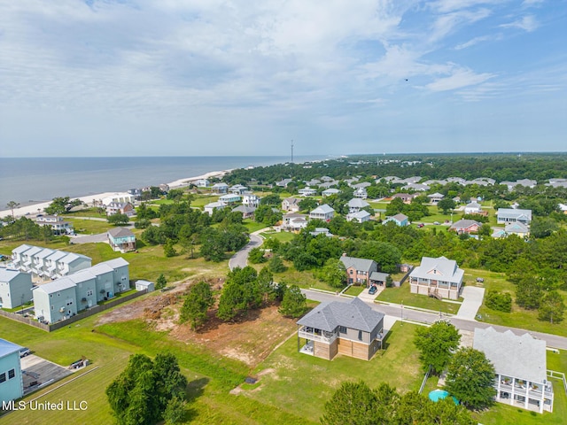 118 Sea Oaks Blvd, Long Beach, MS 39560 - aerial perspective of suburban area featuring a large body of water