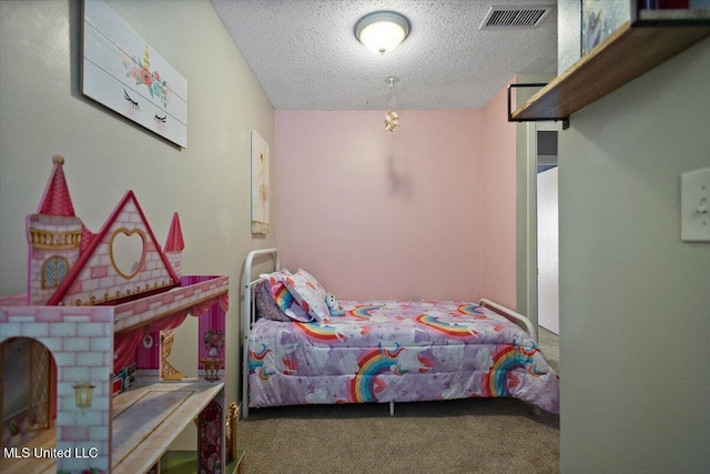 147 Lofty Pine Ln, Clinton, MS 39056 - carpeted bedroom with a textured ceiling