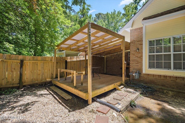 147 Lofty Pine Ln, Clinton, MS 39056 - view of wooden deck