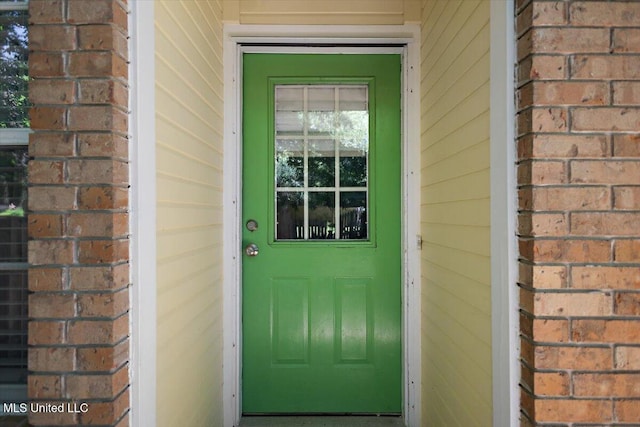 147 Lofty Pine Ln, Clinton, MS 39056 - property entrance with brick siding