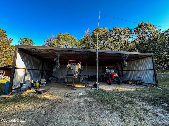 106 Crockrell Rd, Lexington, MS 39095 - view of outbuilding with a lawn