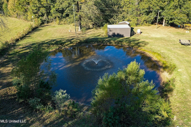 106 Crockrell Rd, Lexington, MS 39095 - birds eye view of property featuring a water view