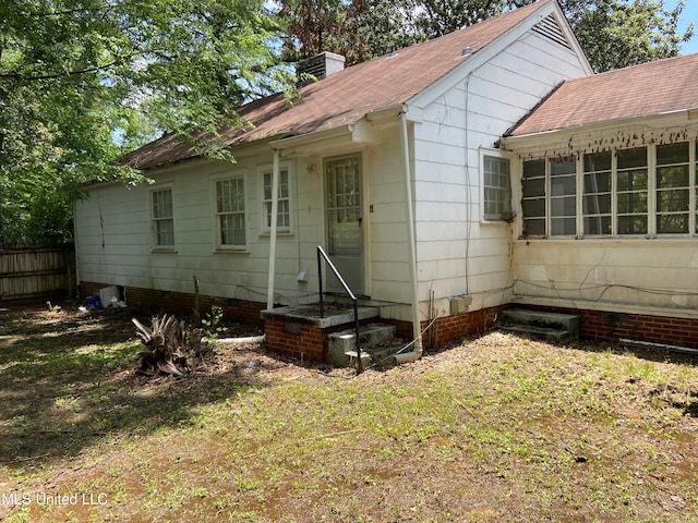 view of rear view of house