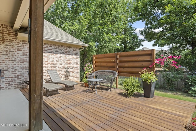 133 Sycamore Rdg, Madison, MS 39110 - view of wooden terrace