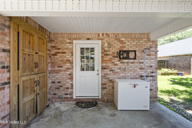 4504 E Magnolia Cv, Diberville, MS 39540 - doorway to property featuring brick siding