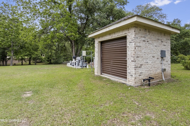 view of outbuilding featuring an outdoor structure