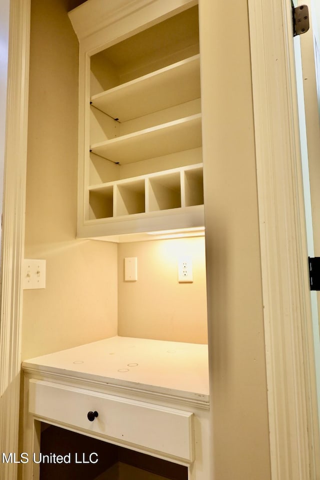 view of room details