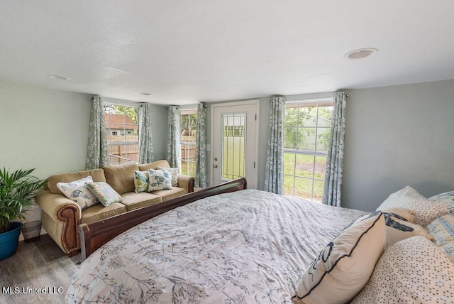 317 Ballentine St, Bay Saint Louis, MS 39520 - bedroom with wood finished floors and access to outside