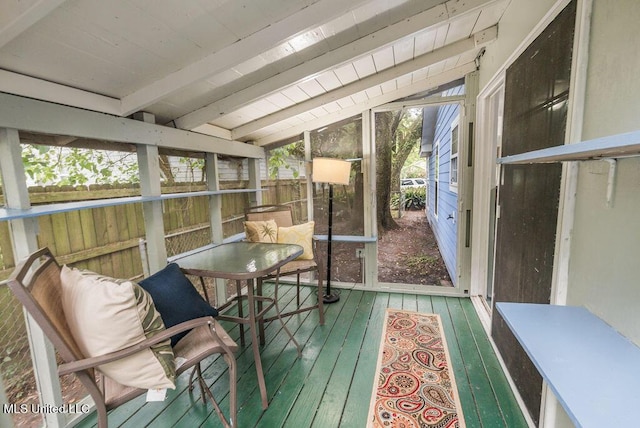 317 Ballentine St, Bay Saint Louis, MS 39520 - sunroom / solarium with beam ceiling